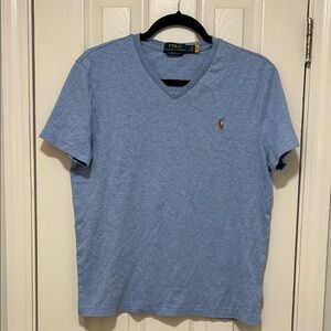Polo by Ralph Lauren Heather Sky V-Neck Tee
